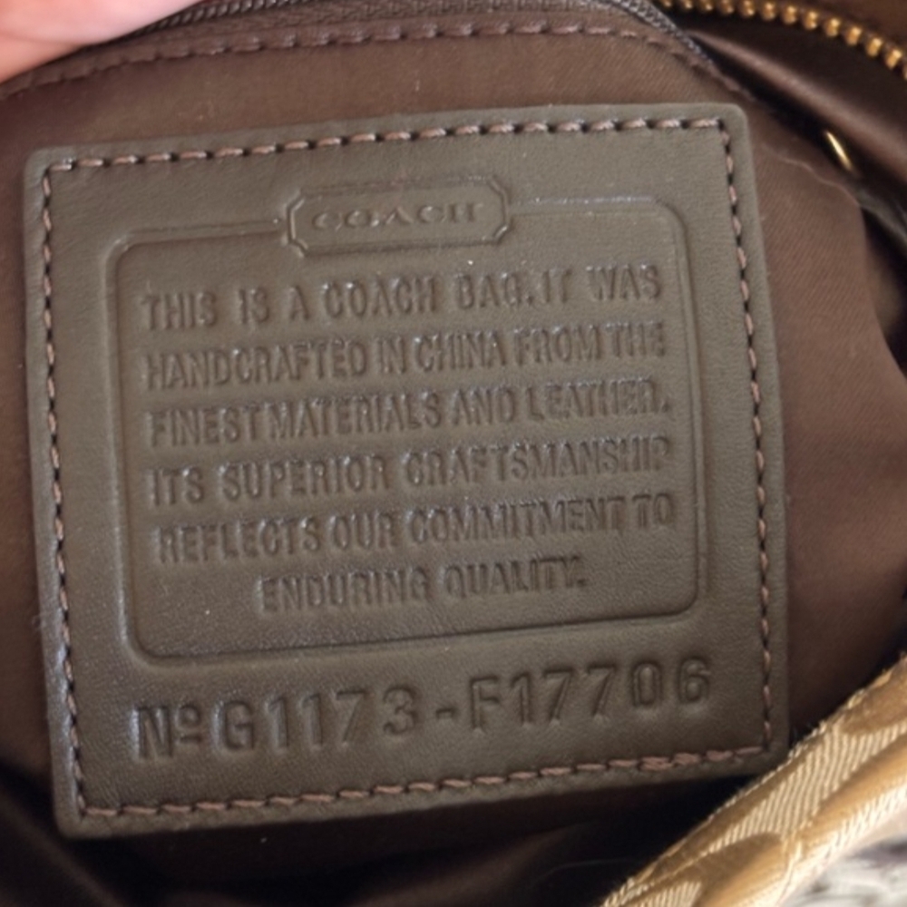 Coach Chevron Suede Multicolor Patchwork Shoulder… - image 14